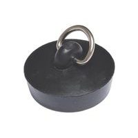 Nezařazeno ZÁTKA 43MM,ČERNÁ S PŮLKROUŽKEM DŘEZOVÁ.,PRYŽ B2/16_hamashop