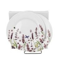 talíř d19cm-2ks-dezertní LEVANDULE, DB, porcelán