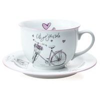 šapo 500ml, 1ks, OLGA-DÁMSKÉ KOLO, čes.porcelán