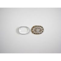 vykr.NR 0017 Ovál, 4cm, moka č.1