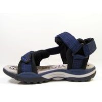 Dětské letní boty GEOX J S. STRADA BLACK/ROYAL