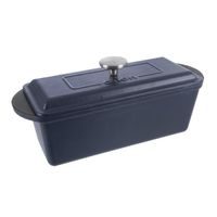 Forma na pečení LITINA SMALT s poklopem 35x14x16 cm