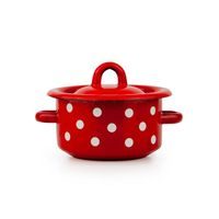 TORO HRNEC S POKLICÍ SMALT 0,4 L, DEKOR PUNTÍK_hamashop