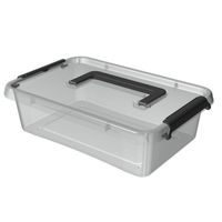 box 3,10l SIMPLE-1313, 29x20x8cm,rukojeť,transp.plast