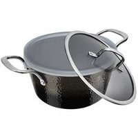 BERLINGERHAUS Kastrol s poklicí s titanovým povrchem 24 cm Shine Basalt Collection BH-6653