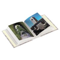 Hama album klasické spirálové FINE ART 28x24 cm, 50 stran, černá, bílé listy