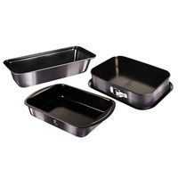 BERLINGERHAUS Plech a formy na pečení s titanovým povrchem sada 3 ks Carbon PRO Line BH-7634
