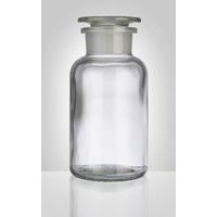 dóza-prachovnice 500ml-kul.čirá, zabr.víko, sklo