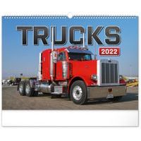 Nástěnný kalendář Trucks 2022, 48 × 33 cm Baagl