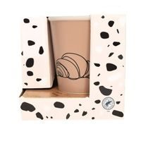 EXCELLENT HOUSEWARE Hrnek v dárkovém balení hnědý KO-ABM200190hned