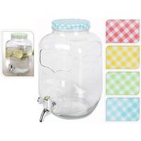 láhev 4,0l sklo s kohoutem,4 druhy