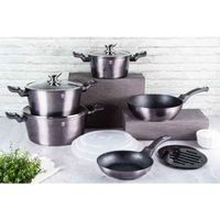 BERLINGERHAUS Sada nádobí s titanovým povrchem 15 ks Sahara Collection BH-8081