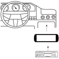 Hama car Radio Support for Fiat Barchetta
