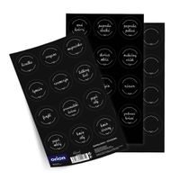 Samolepky na kořenky BLACK