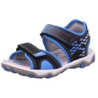 Superfit sandály 0-609466-0000 MIKE 3.0 černé / modré