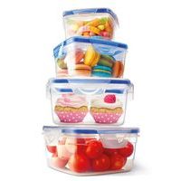 dóza sada 4 ks, 0,8+1,4+2,4+4,2l IXA, obdél., plast