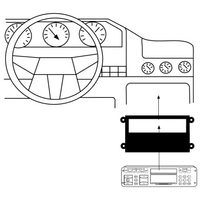 Hama car Radio Support for Ford