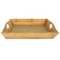 HIT Servírovací tác z bambusového dřeva 41x30x7,5cm HT-24501386