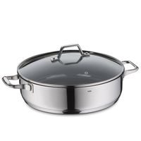 KELA Pánev servírovací s poklicí Lucca nerez 32x9 cm 6l KL-11587