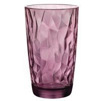 sklen. 470ml, 1ks, DIAMOND rock purple, Bormioli
