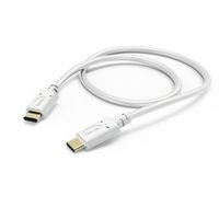 Hama kabel USB-C 2.0 typ C vidlice - C vidlice, 1,5 m, bílá
