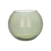 DUIF VÁZA ALVERDA LINES 19X15.5CM ČIRÁ ZELENÁ
