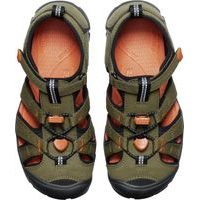 KEEN SEACAMP II CNX YOUTH dark olive/gold flame