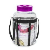 dóza 5,0l univer., šroub.víko, kvas.víčko, popruh, sklo