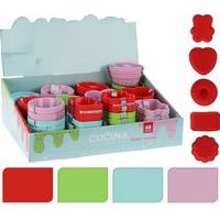 formička 3ks, mix dekorů, silikon