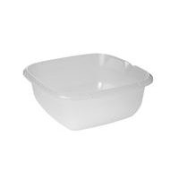 mísa čtv.38x38x15cm s výlevkou, transparent,plast