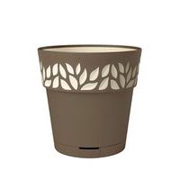 květ. d15xh15cm mocca/vanila CLOE+miska