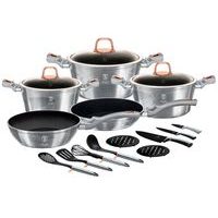 BERLINGERHAUS Sada nádobí s titanovým povrchem 17 ks Moonlight Edition BH-7044