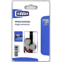 Xavax Angle Connector for Plastic Pipes, 1/4"