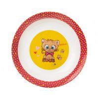 Hluboký dětský talíř KOCOUŘI pr. 19 cm