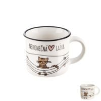 Hrnek NEKONEČNÁ LÁSKA kočka 0,1 l