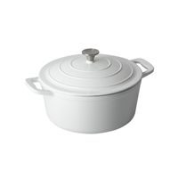 CS SOLINGEN Sada nádobí litinová Xanten 7 ks bílá CS-094805