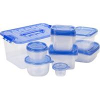 EXCELLENT HOUSEWARE Dóza na potraviny JUMBO sada 27 ks modrá KO-362000020modr