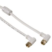 Hama SAT kabel F-vidlice - F-vidlice, 5 m, kolmé konektory 95 dB, 3*