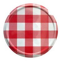 TORO Víčko na zavařovací sklenice 10ks, 66mm, motiv kostky_hamashop