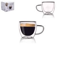 šálek 110ml, 1ks, 2stěnný, d6, v.6,5cm, sklo