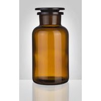 dóza-prachovnice 500ml-kul.hnědá, zabr.víko, sklo