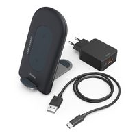 Hama ALU15HD, powerbank, 15000 mAh, 3 výstupy: 1x USB-C, 2x USB-A, hliníkové provedení, antracitová