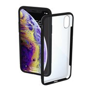 Hama Frame Cover for Apple iPhone X/Xs, transparent/black
