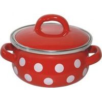 rendlík+PO d24 červ., bílý puntík, 4,7l, smalt