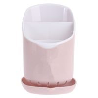 EXCELLENT HOUSEWARE Odkapávač na příbory 12 x 11 cm růžový KO-010000430ruzo