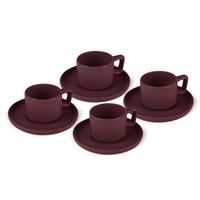 BERLINGERHAUS Sada hrnků na espresso s podšálkem 8 ks 100 ml Leonardo Collection BH-10017