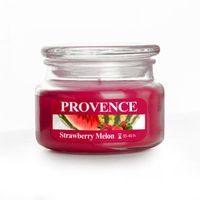 Provence SVÍČKA VE SKLE S VÍČKEM 200G JAHODA+MELOUN_hamashop