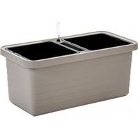 truhlík DUO taupe 78x39x35cm BERBERIS samozavl. II.jakost