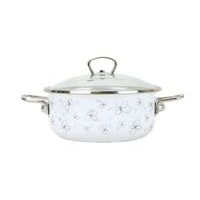 rendlík+PO d24 sklo bílý, KVĚTY, PREMIUM, 4,0l, smalt