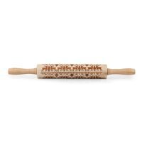TORO VÁLEČEK DŘEVĚNÝ NA TĚSTO SE VZOREM SOB 19CM_hamashop